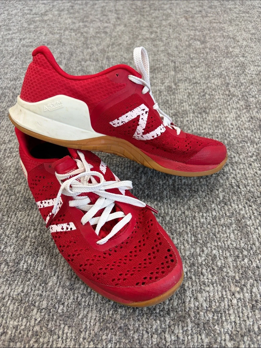 New Balance Prevail Red Minimus Athletic Sneakers